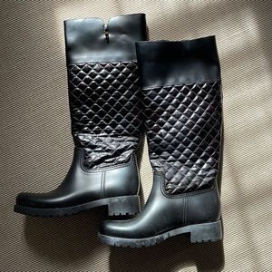 Salvatore Ferragamo Raphael Quilted rain Boots